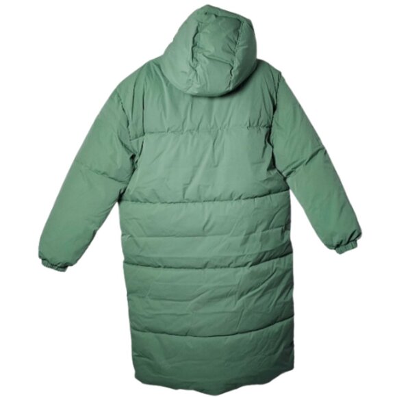 🆕 Women’s Size 1X Oversized Sage Long Puffer Jacket- Water-Resistant, Hooded - Picture 3 of 4